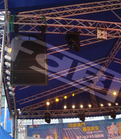 Performance sound reinforcement system for the 8th China·Macao Food Festival